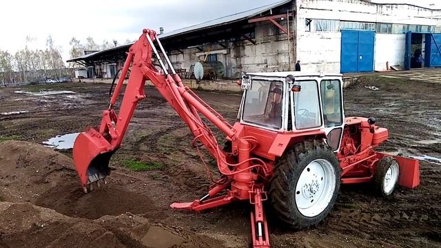 восстановленный экскаватор на базе ЮМЗ-6 смотреть онлайн