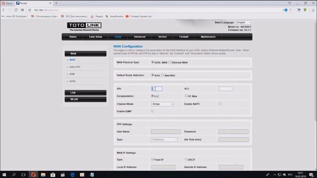 Настройка и обзор WI-Fi роутера TotoLink nd300 - ADSL 300Mbps (из Китая) смотреть онлайн