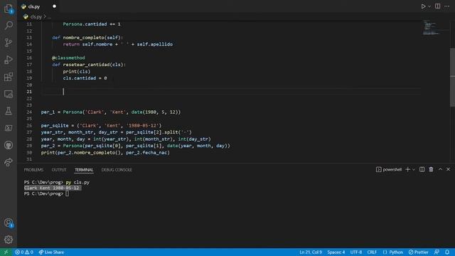 Python Clases Parte 3 - Métodos de Clase y Métodos Estáticos смотреть онлайн
