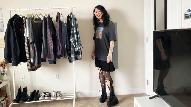 90's grunge fashion inspired lookbook смотреть онлайн