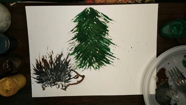 Рисование вилкой. Нетрадиционное рисование смотреть онлайн