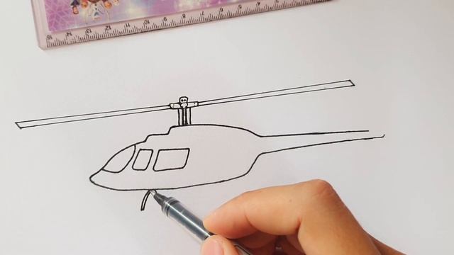 How To Draw A Helicopter Easy Step By Step смотреть онлайн
