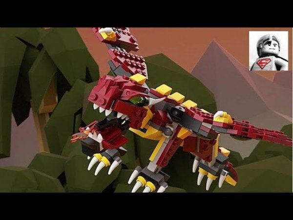 Lego Creator - Dragon - Mythical Creatures - 31073 - Lego Speed Build