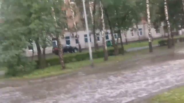 Ливень Потоп Новокузнецк Июнь 2019 г смотреть онлайн