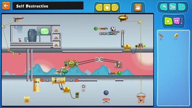 Contraption Maker Walkthrough part 10 Medium - Self Destructive смотреть онлайн