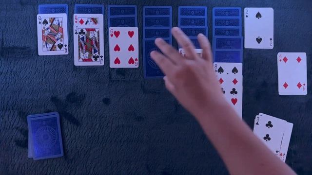 ASMR Solitaire #274: The Tally-Ho Metalluxe Blue Deck смотреть онлайн