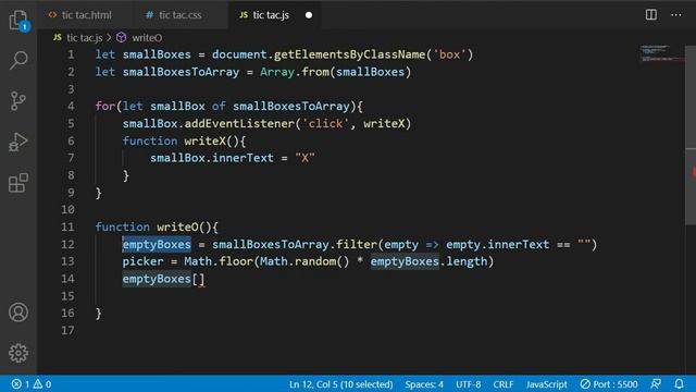 Tic Tac Toe Game with JavaScript || (JavaScript Intermediate Project) смотреть онлайн