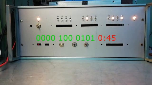 Цифровые часы на электромеханических реле/Digital clock on electromechanical relays #2 смотреть онлайн
