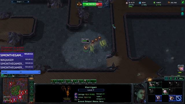 Epic Kerrigan VS Sophia Lategame! Kerrigan Survival смотреть онлайн