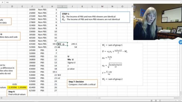 Mann-Whitney U NonParameteric Test смотреть онлайн
