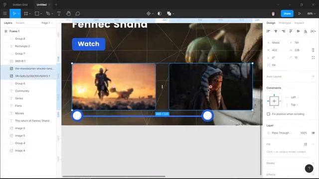 The Mandalorian : Movie Platform Speedart Design in Figma смотреть онлайн