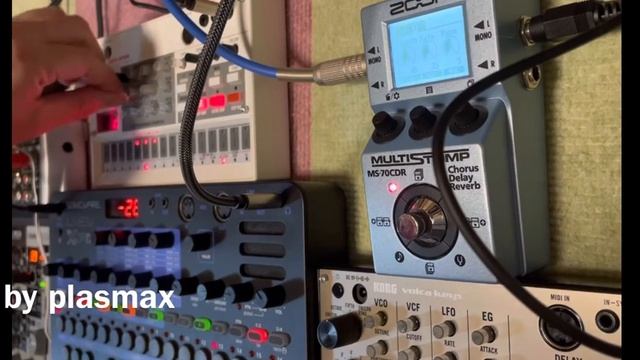 sonicware liven xfm & korg volca sample & korg volca keys & zoom multi stomp ms-70cdr. (plasmax) смотреть онлайн