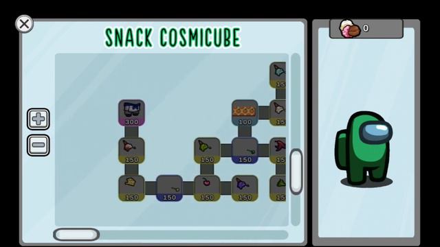 Purchasing the new SNACK COSMICUBE in Among Us смотреть онлайн