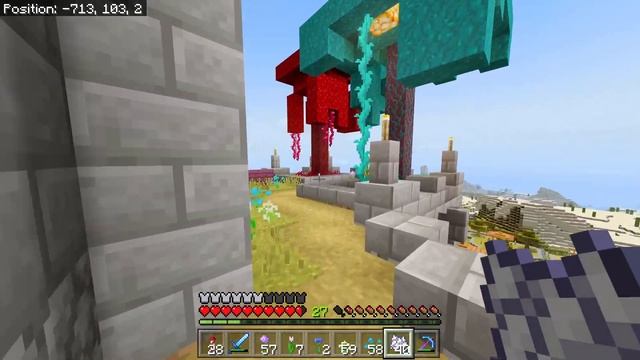 Rooftop Nether Garden! | Adults Play Minecraft #74 | Minecraft Bedrock SMP смотреть онлайн