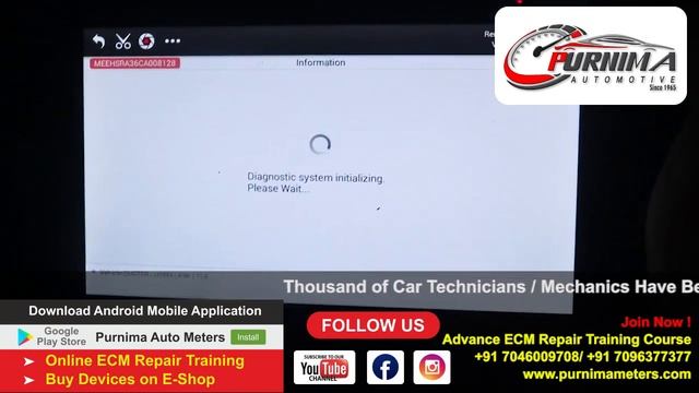 Renault Duster ECM Repair successful, During Practical Training Session @ Purnima Auto Meter Surat смотреть онлайн