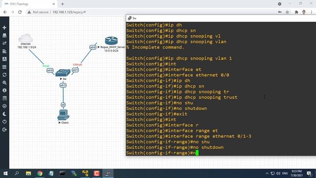 How to block strange DHCP server on Cisco switch смотреть онлайн