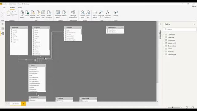 Inactive Relationships - Power BI Solutions смотреть онлайн
