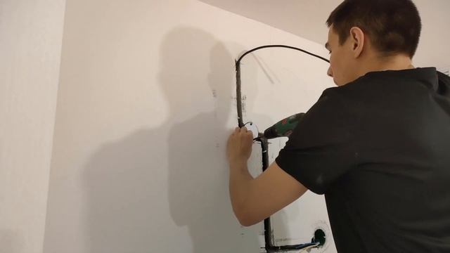 Перенос и добавление розеток на кухне. Все этапы смотреть онлайн