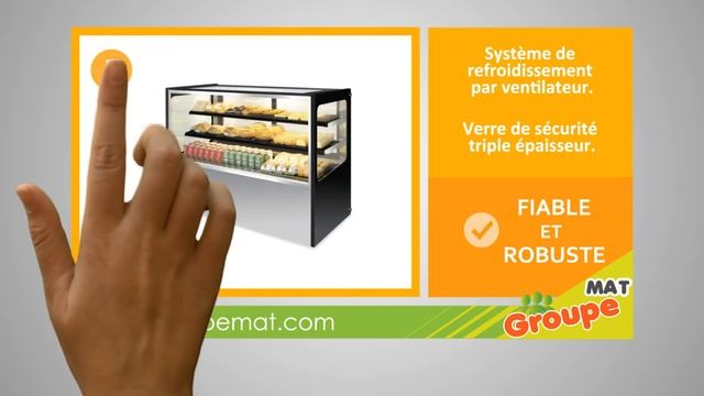 Vitrine réfrigérée de service - 600L смотреть онлайн