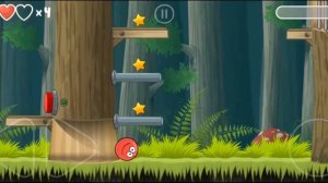 Красный шарик - Часть 2 | Red Ball 4 - Дремучий лес | Прохождение 16-30 уровней игры