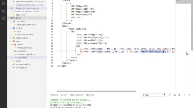 PROYECTO FINAL DE CRUD CON NODEJS + EXPRESS + MONGODB CON FRONT END - VIDEO 49 смотреть онлайн
