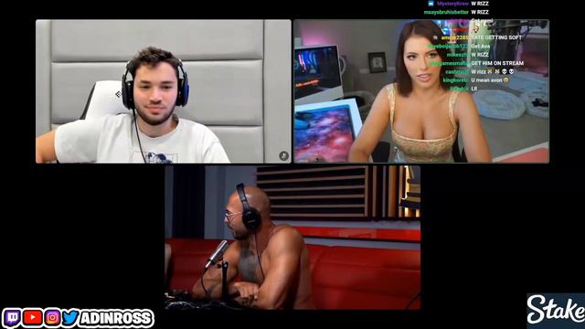 Andrew Tate Adin Ross - Andrew Tate edate with Adriana Chechik смотреть онлайн