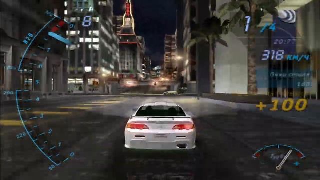 Need For Speed Underground 55-й уровень Драг-рейсинг "В центре внимания" RSX, Eclipse, RSX и Sentra смотреть онлайн