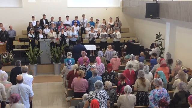 Psalm 136(Give Him Thanks).Хор. Троица. Мариуполь 04.06.2017 смотреть онлайн
