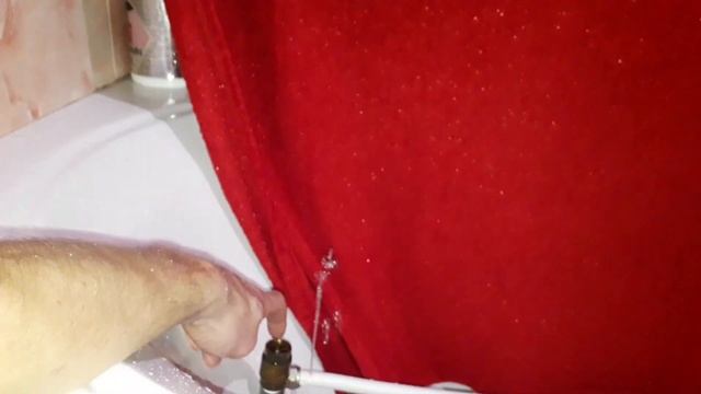 Место максимальной силы гидроудара. Эксперимент.