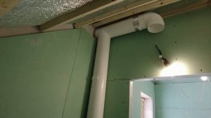 Простейшая принудительная вентиляция через стену с датчиком влажности. Продолжение стройки ч.14