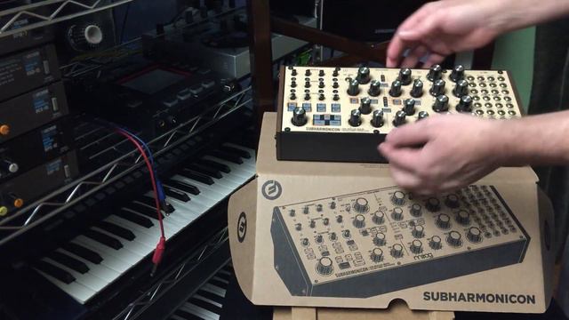 Moog Subharmonicon Semi Modular Analog Polyrhythmic Synthesizer - What is in the Box? смотреть онлайн