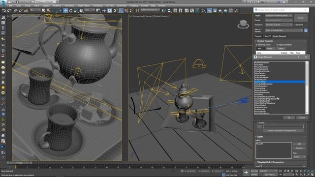 V Ray for 3ds Max – Quick Tutorial GPU High Resolution Rendering and Render Elements смотреть онлайн