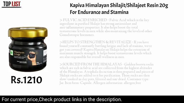 Top 5 Best Shilajit In India || Best Shilajit || Top List смотреть онлайн