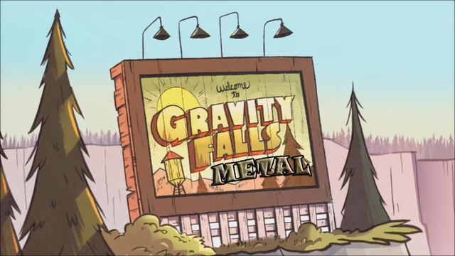 Welcome To Gravity Falls - Full Cover - Metal