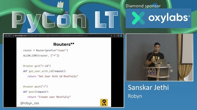 Sanskar Jethi Robyn Pycon 2023 смотреть онлайн