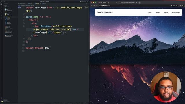 Let's Build a Responsive Floating Navbar with React and Tailwind смотреть онлайн