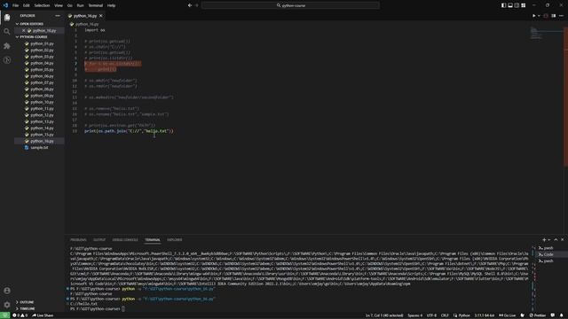 Python Course - OS Module смотреть онлайн