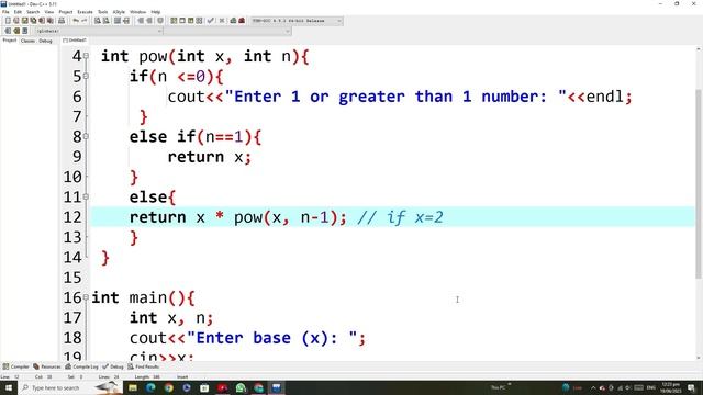 How to calculate Exponentiation pow(x,n) | Using Recursion | Complete C++ Project | Urdu/Hindi смотреть онлайн