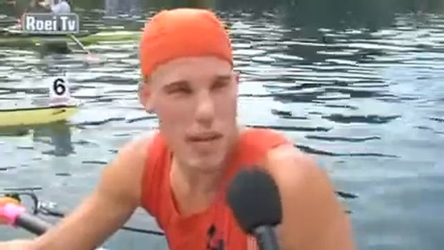 Roel Braas naar B-finale mannen skiff смотреть онлайн