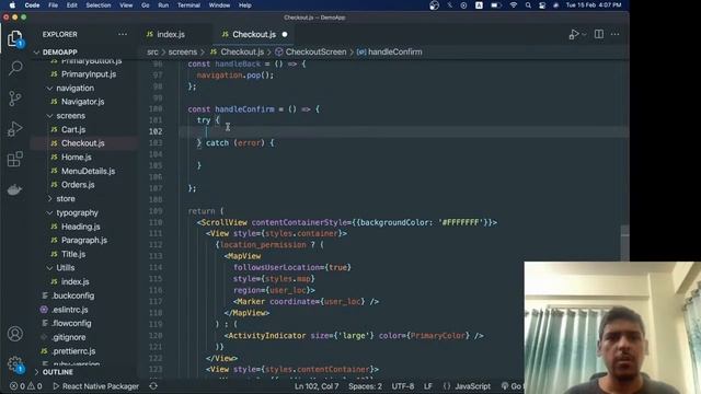 Working with React Native Food Delivery App in Ios and android смотреть онлайн