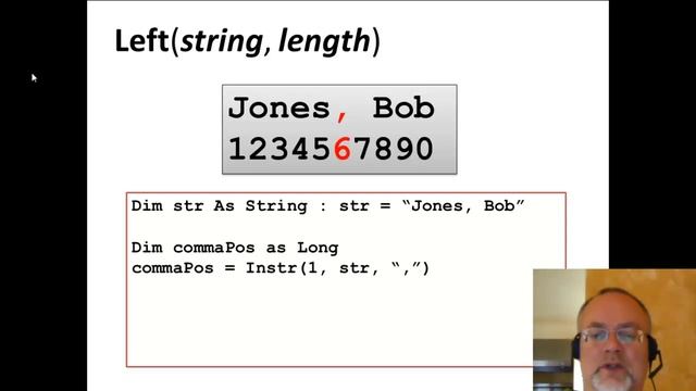 Using Left and Instr VBA Functions смотреть онлайн