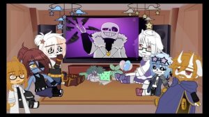 Undertale reacts to Sans au memes/Underverse & Discord amv /-/ Gacha Club /-/ reaction video /-/gcr