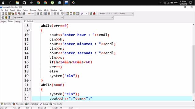 How to make clock using c++ | Simple Project For Beginners смотреть онлайн