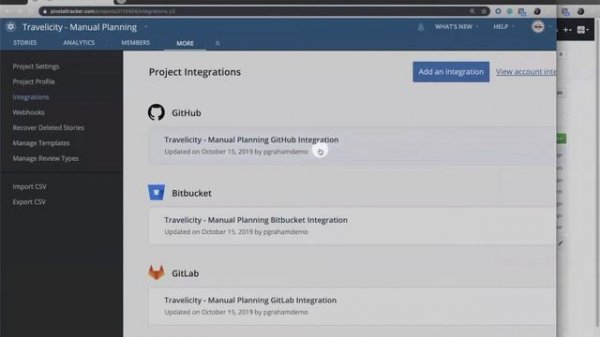 GitHub + Tracker Integration