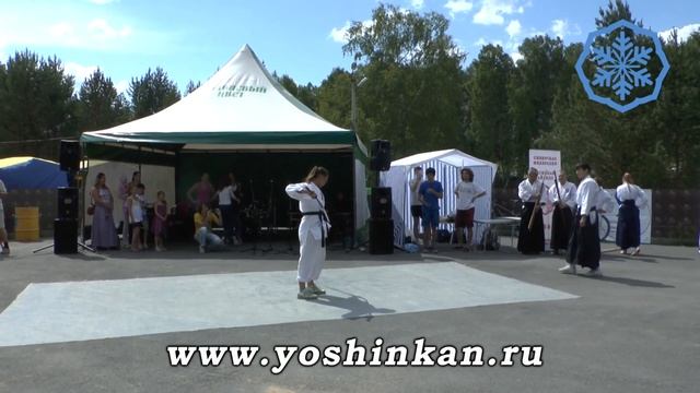 Показательные выступления Айкидо Ёсинкан 05.07.2014. Часть 1. смотреть онлайн
