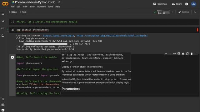 Useful Python Phone Numbers Module Tracking Phone Numbers with Python #pythonprogramming смотреть онлайн