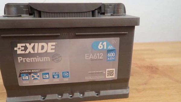 Автомобильный аккумулятор EXIDE Premium EA612: обзор аккумулятора