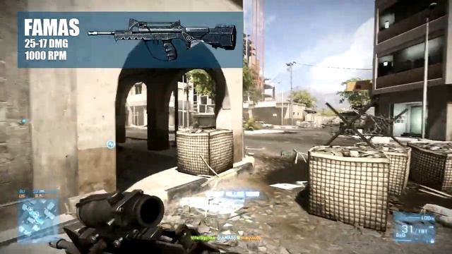 Battlefield 3: Back to Karkand All Weapons Part 1 - FAMAS смотреть онлайн