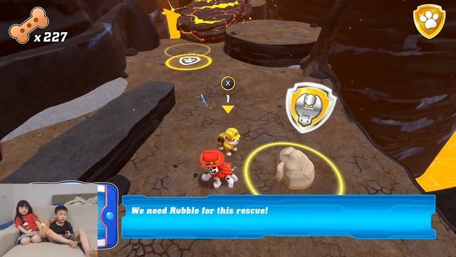 Save Mandy | Paw Patrol Mighty Pups Save Adventure Bay Stage 6 with Marshall and Rubble смотреть онлайн