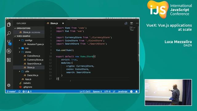 VueX: Vue.js applications at scale | Luca Mezzalira at iJS London 2018 смотреть онлайн